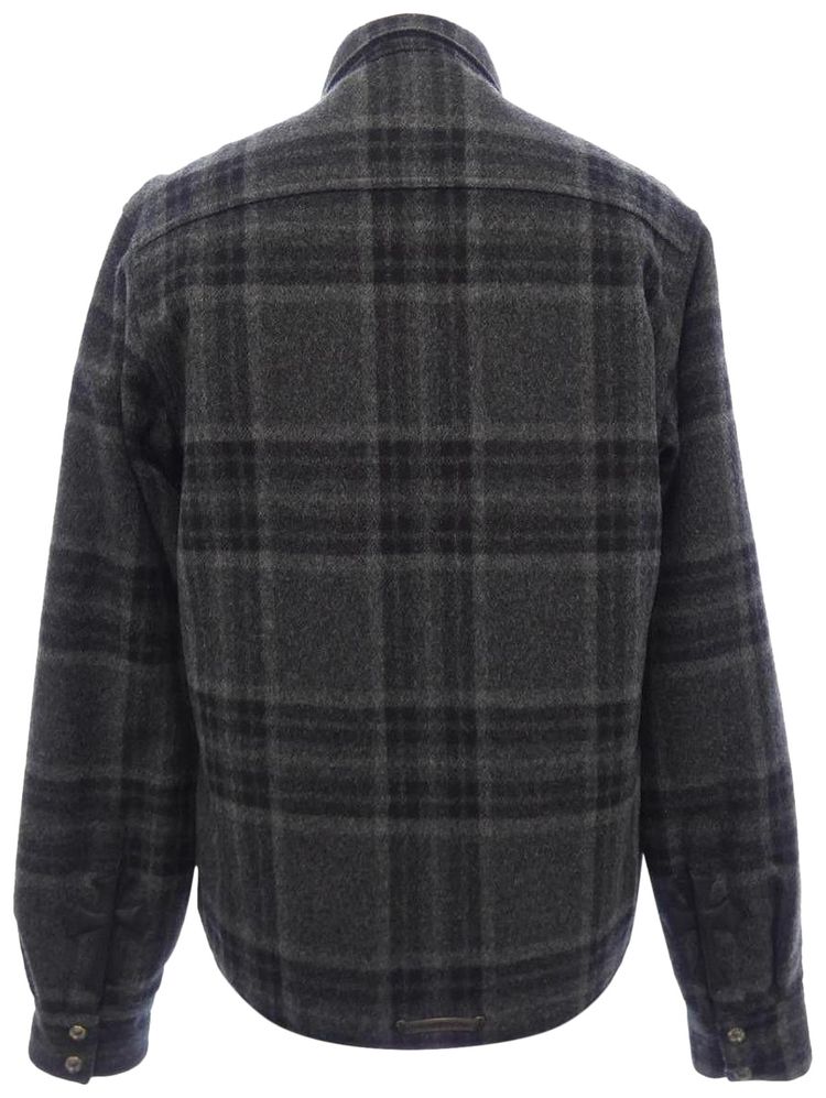 Chrome Hearts Quilted Flannel Jacket Plaid