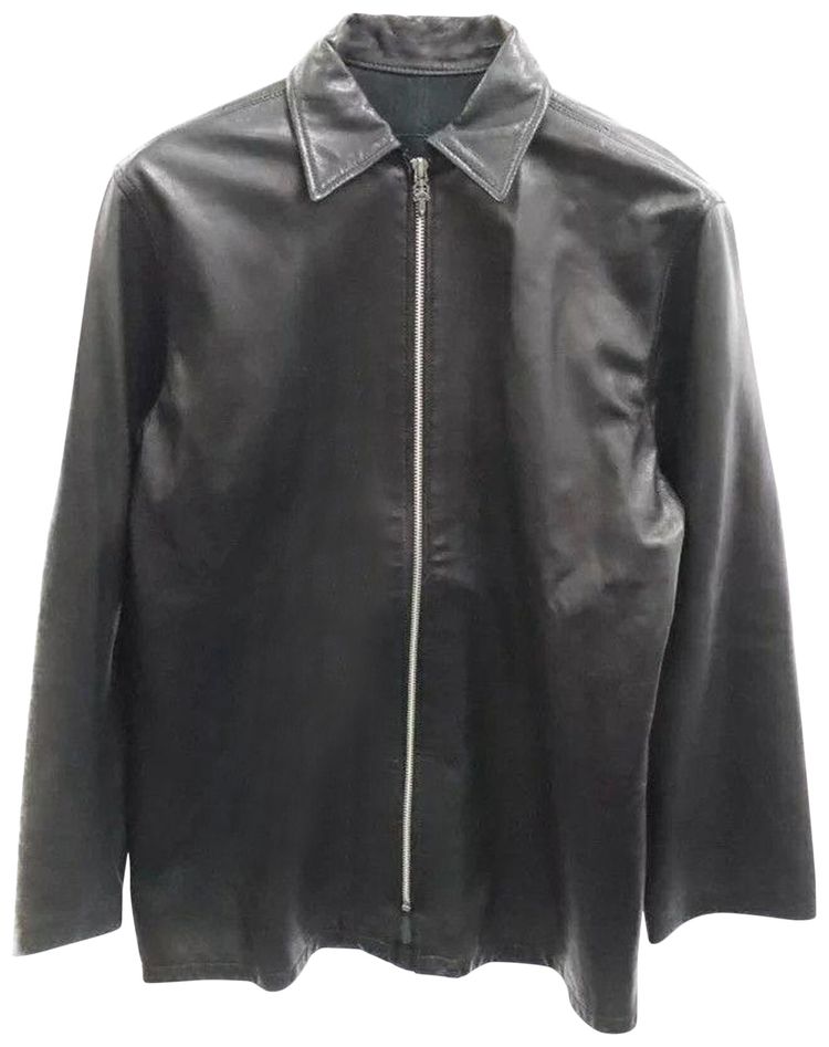 Chrome Hearts Fleurknee Leather Jacket Black