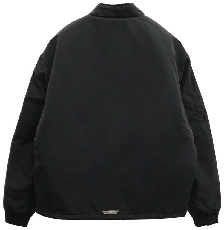 Chrome Hearts Red Patch Racing Jacket Black