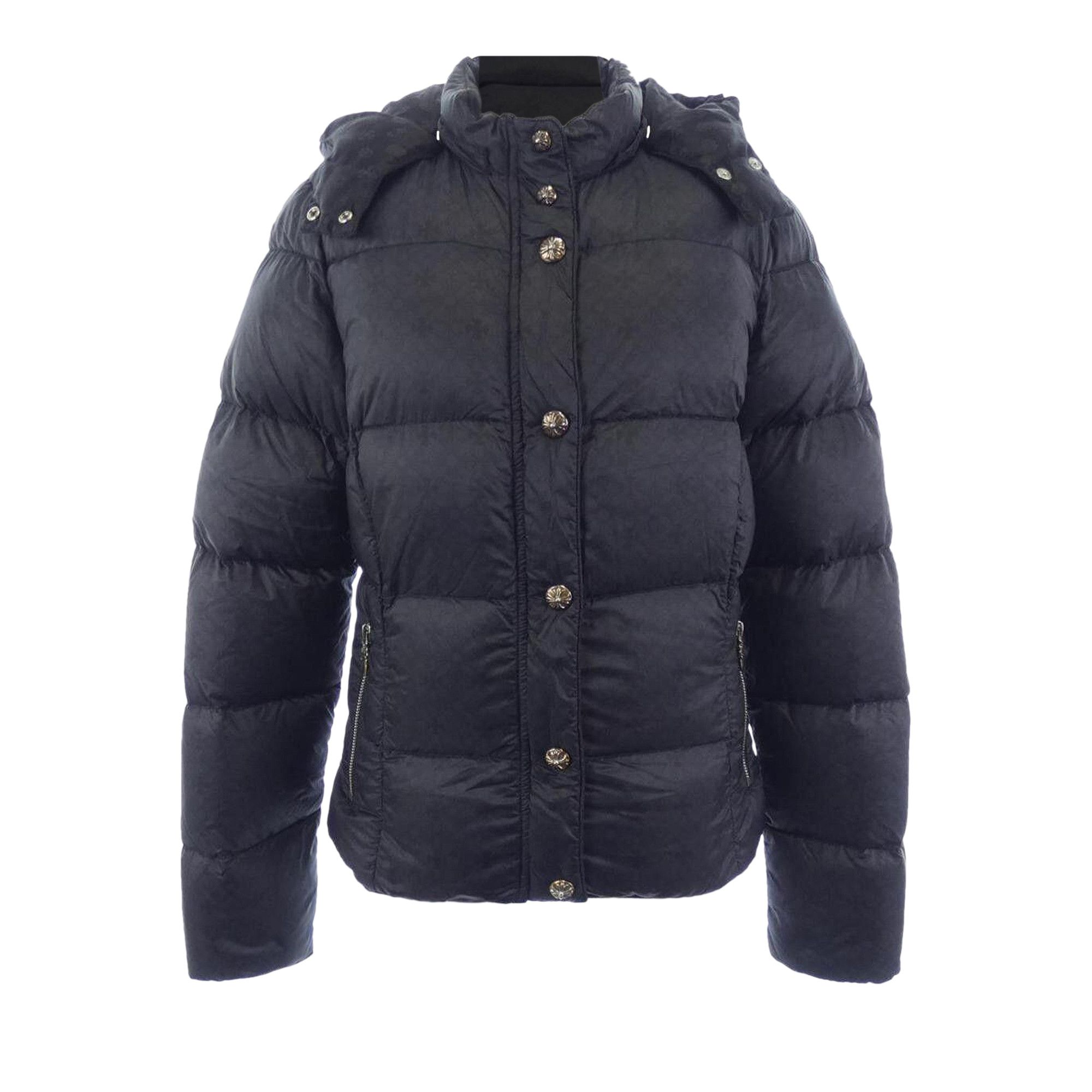 Buy Chrome Hearts Monogram Puffer Jacket 'Black' - 1383