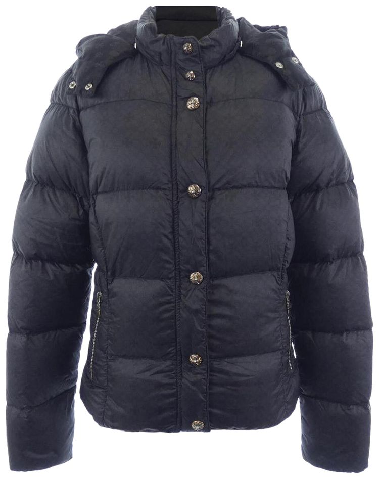 Chrome Hearts Monogram Puffer Jacket Black