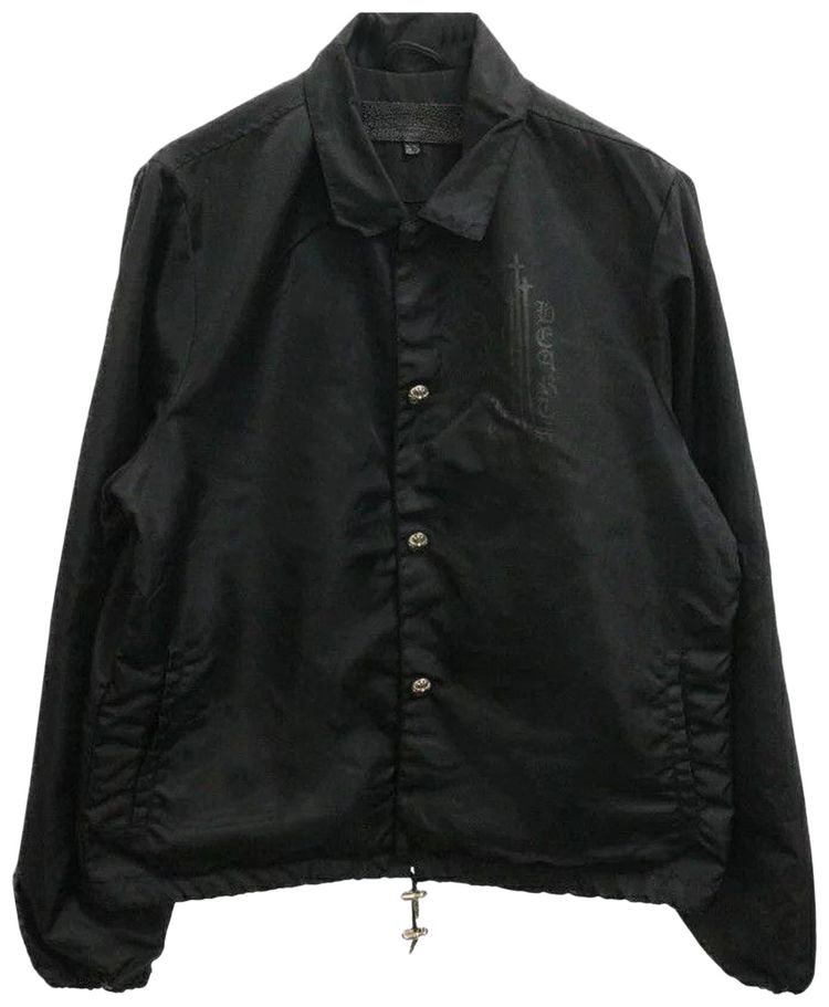 Chrome Hearts Nylon Riggins Coach Jacket Black