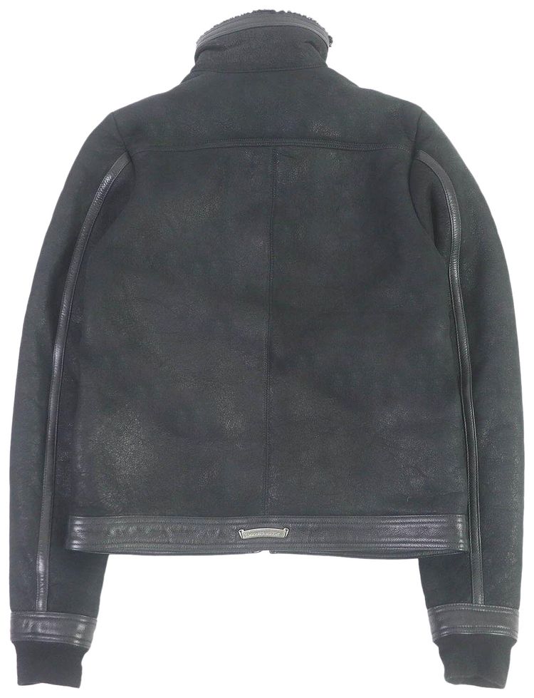 Chrome Hearts WARTHOG Leather Jacket Black