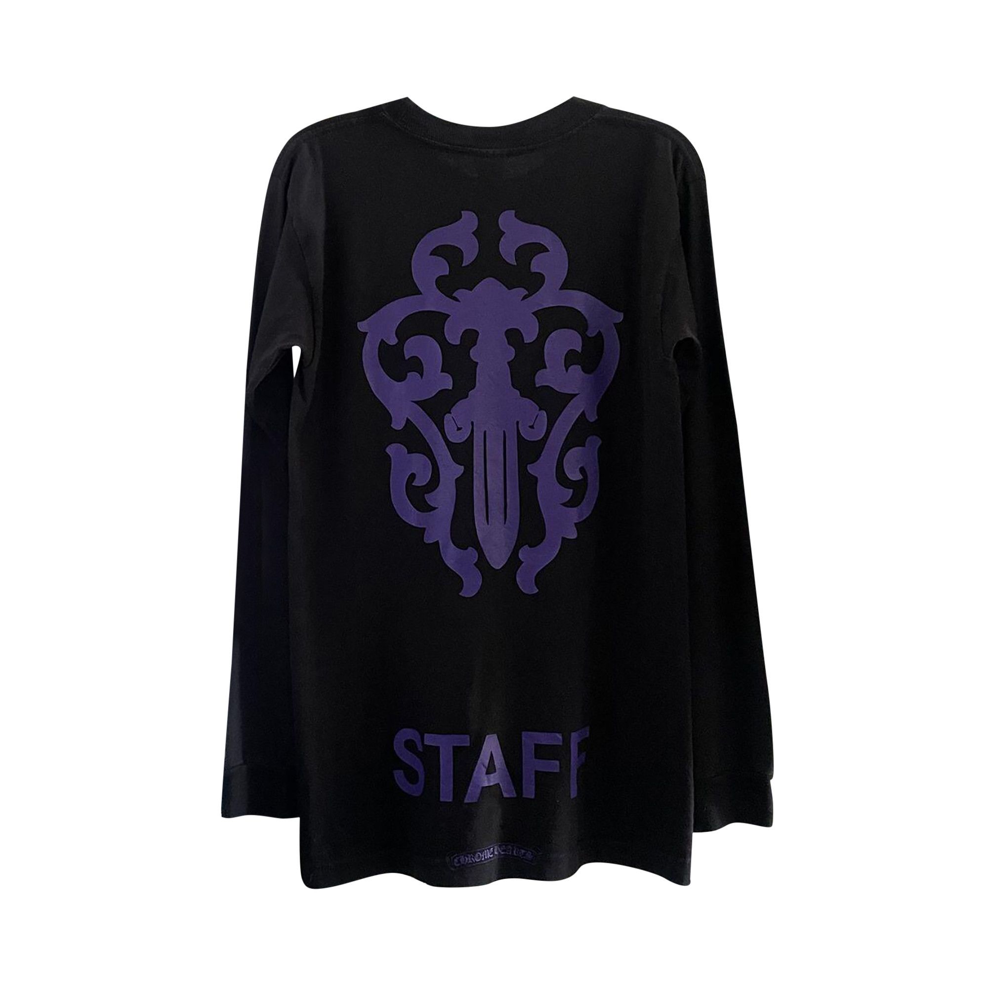 Buy Chrome Hearts Staff Dagger Long-Sleeve 'Black/Purple' - 1383