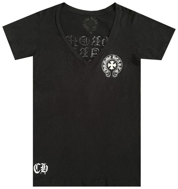 Buy Chrome Hearts V-Neck T-Shirt 
