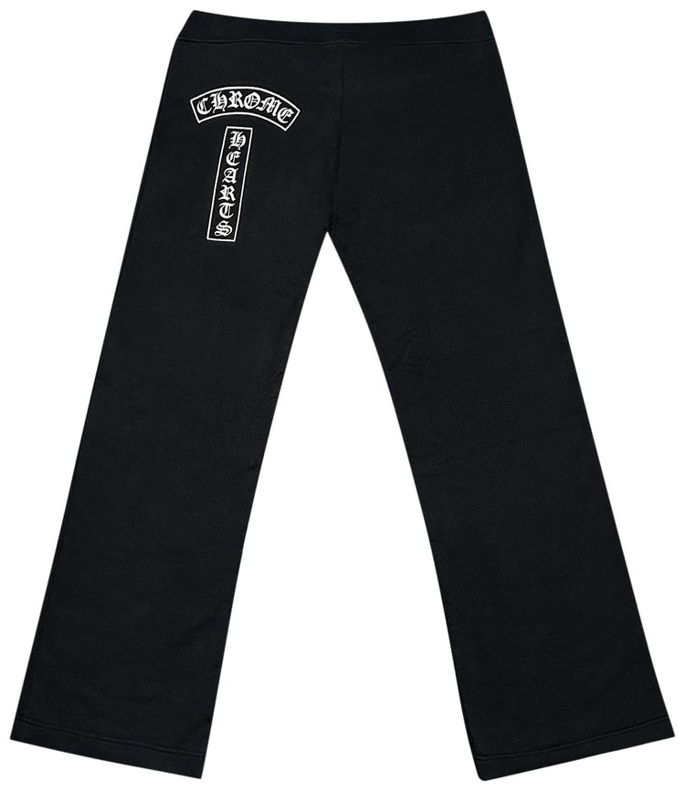 Chrome Hearts T Bar Logo Sweatpants Black