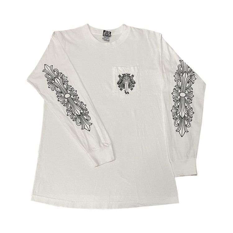 Chrome Hearts Dagger Long Sleeve Tee White