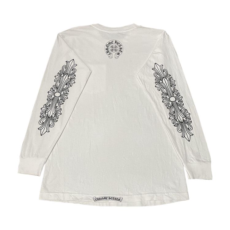 Chrome Hearts Dagger Long Sleeve Tee White