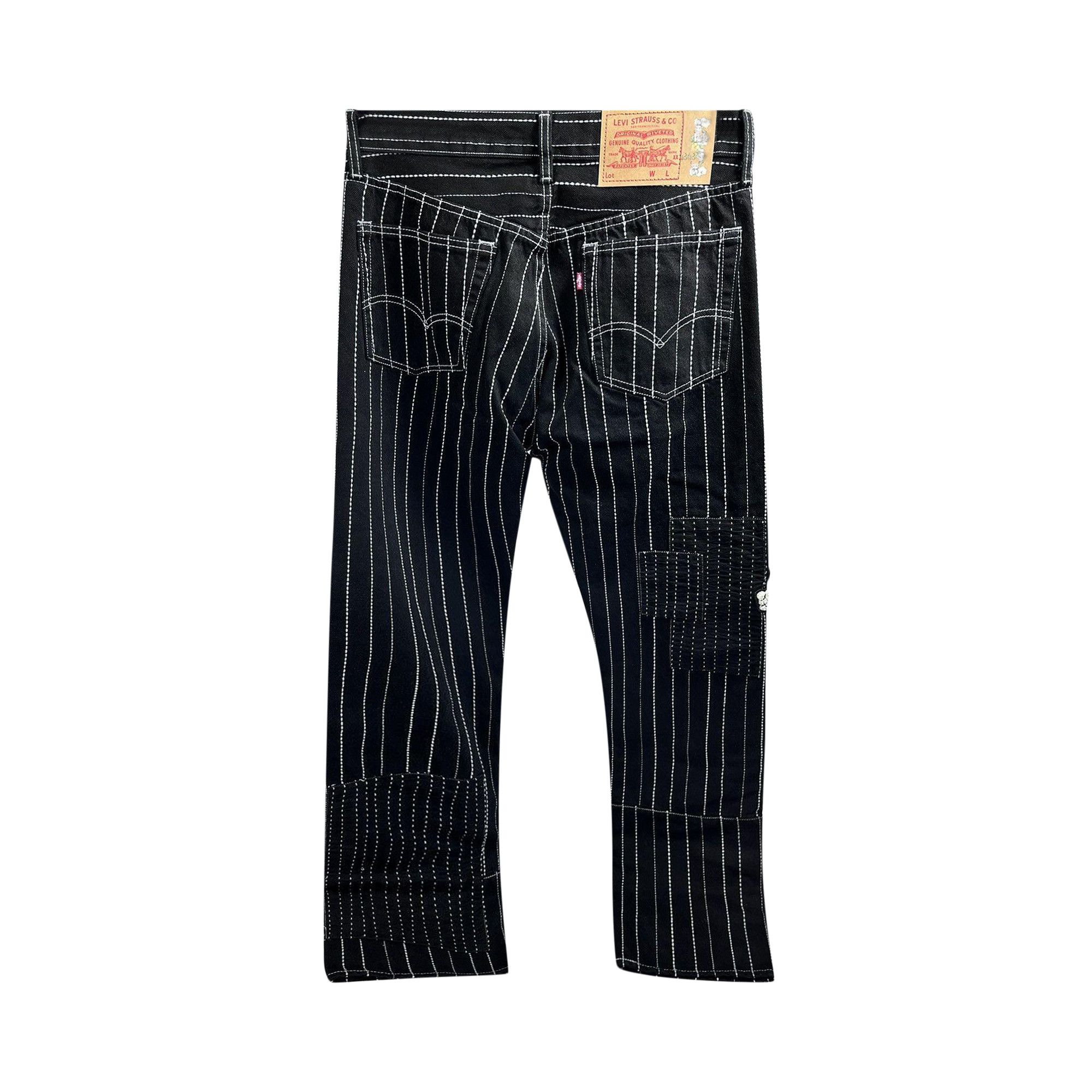 パンツ DENIM TEARS Genuine Calf Hair Pant Black DENIM TEARS Genuine Calf Hair Pant Black
