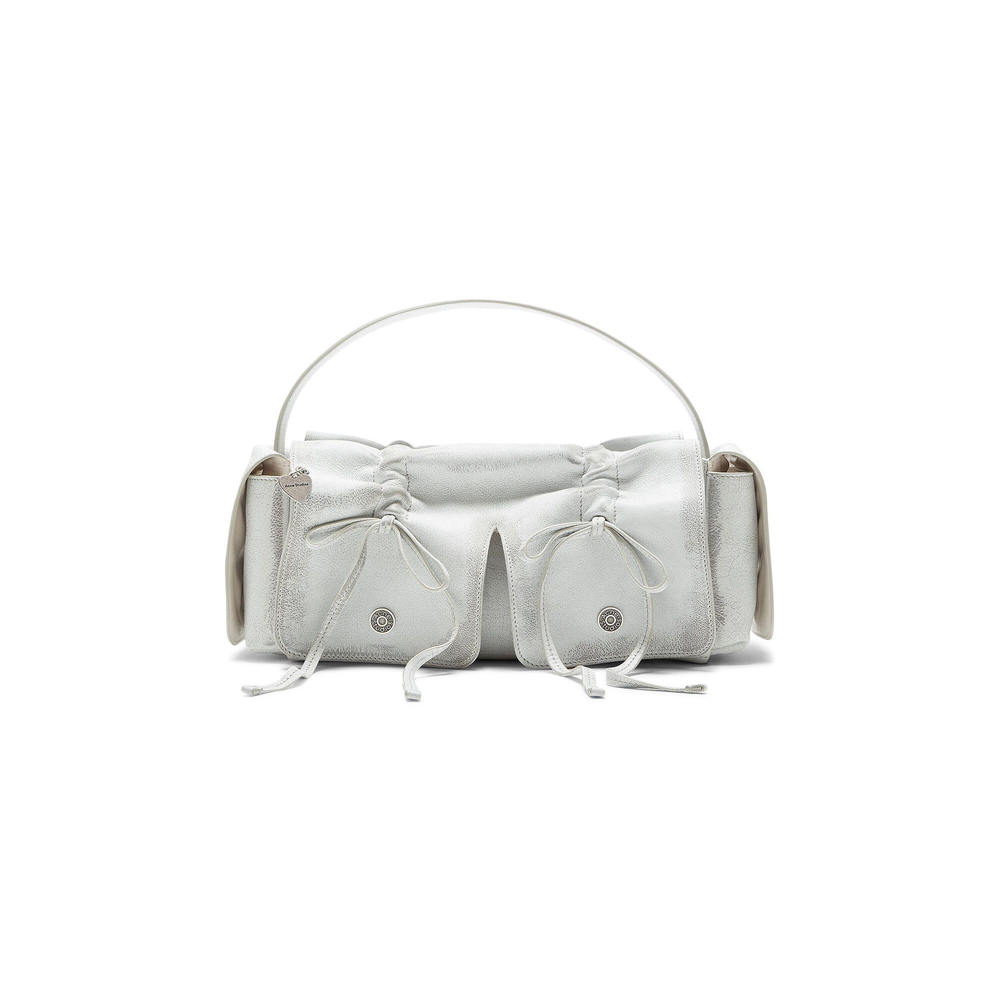 Buy Acne Studios Multipocket Bag 'White/Grey' - A10368 GOAT WHIT