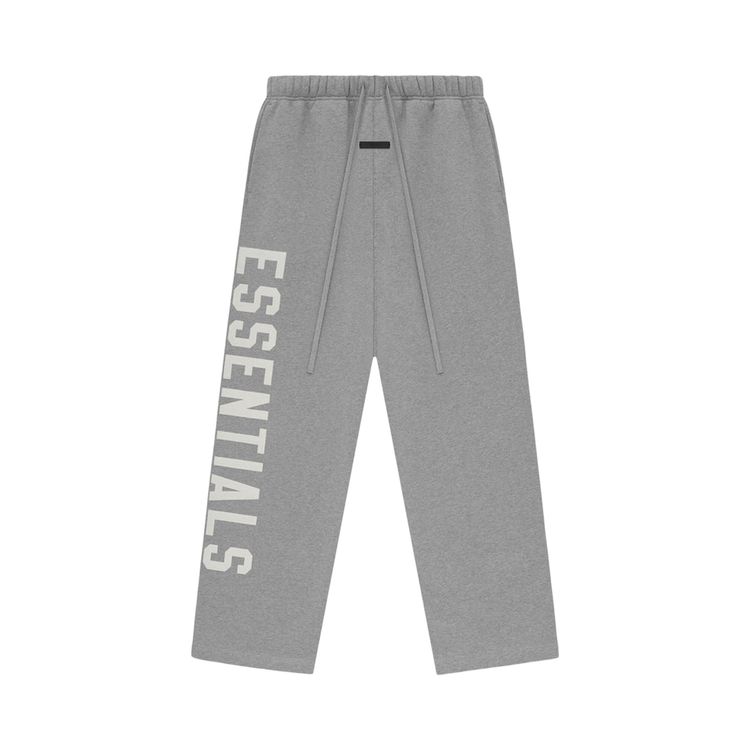 Buy Fear of God Essentials Fleece Relaxed Sweatpant 'Dark Heather' - 130BT244321F | GOAT