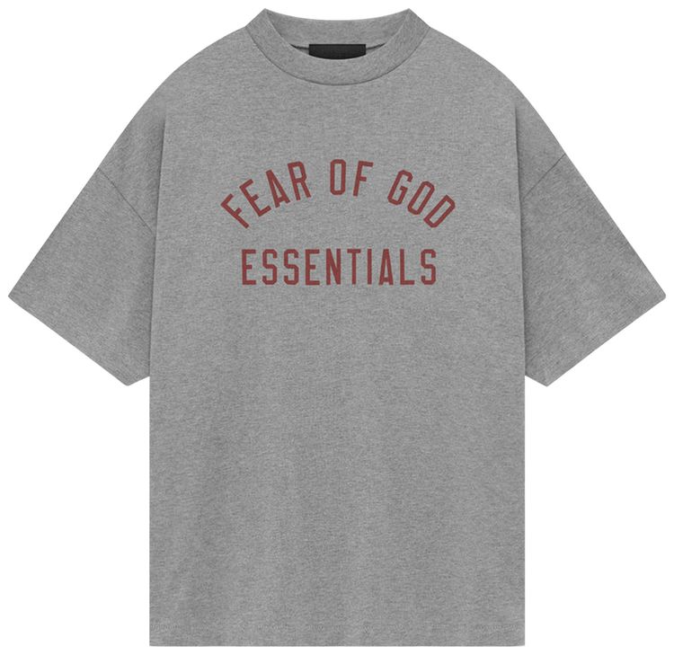 Fear of God Essentials Jersey Crewneck Tee Dark Heather