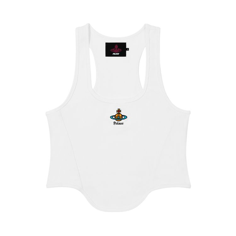 Palace x Vivienne Westwood Corset Rib Vest White