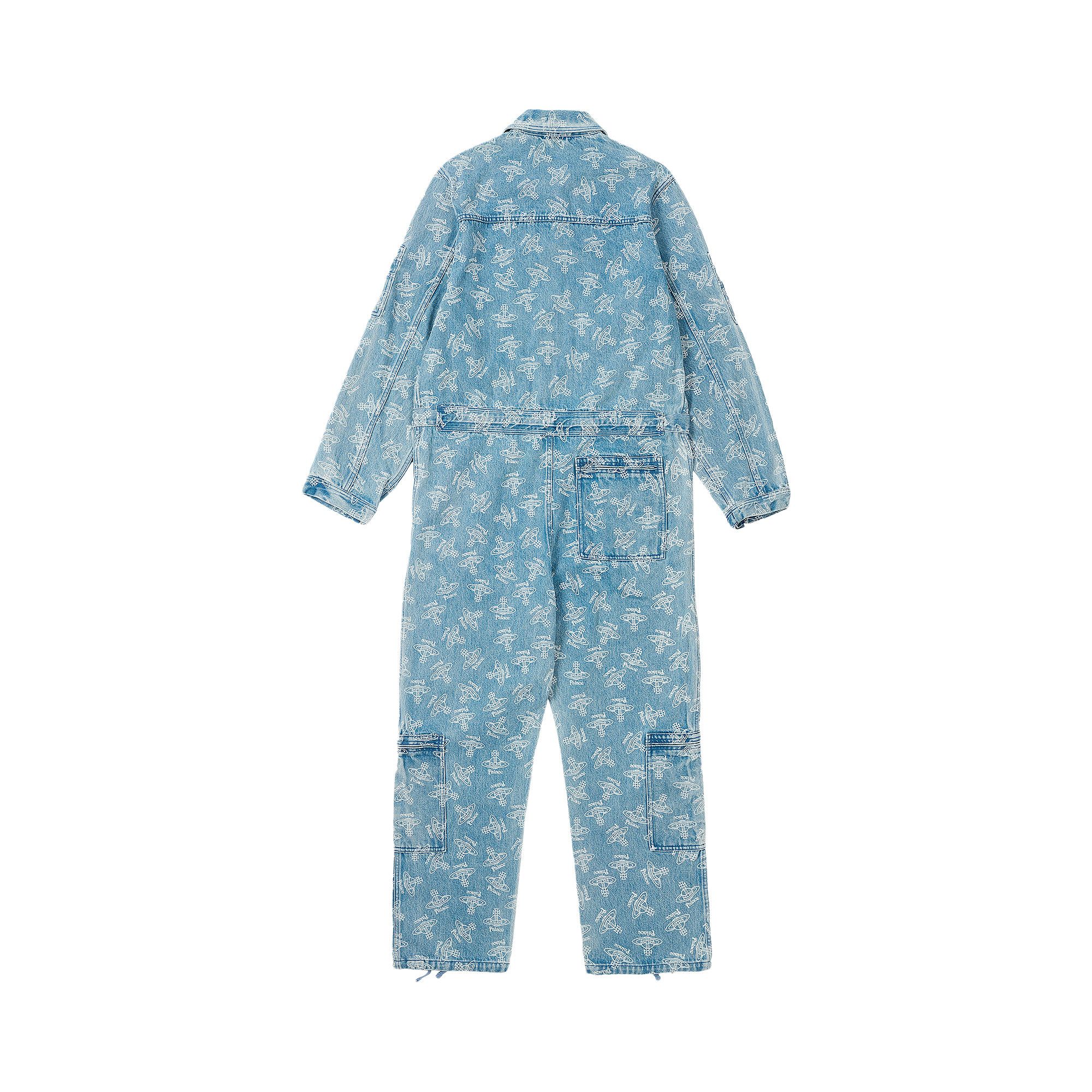 Buy Palace x Vivienne Westwood Denim Flight Suit 'Orb Stone
