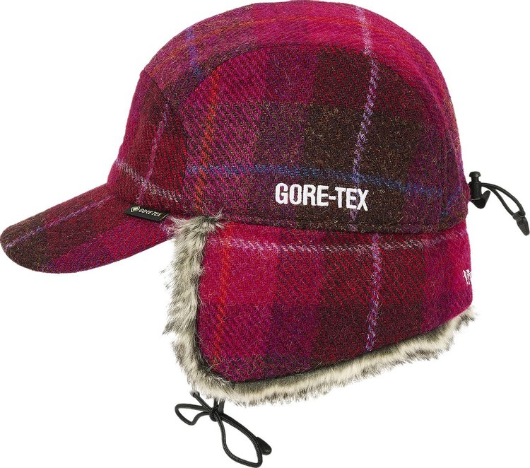 Palace x Vivienne Westwood GORE TEX Shooting Cap Plaid Pink