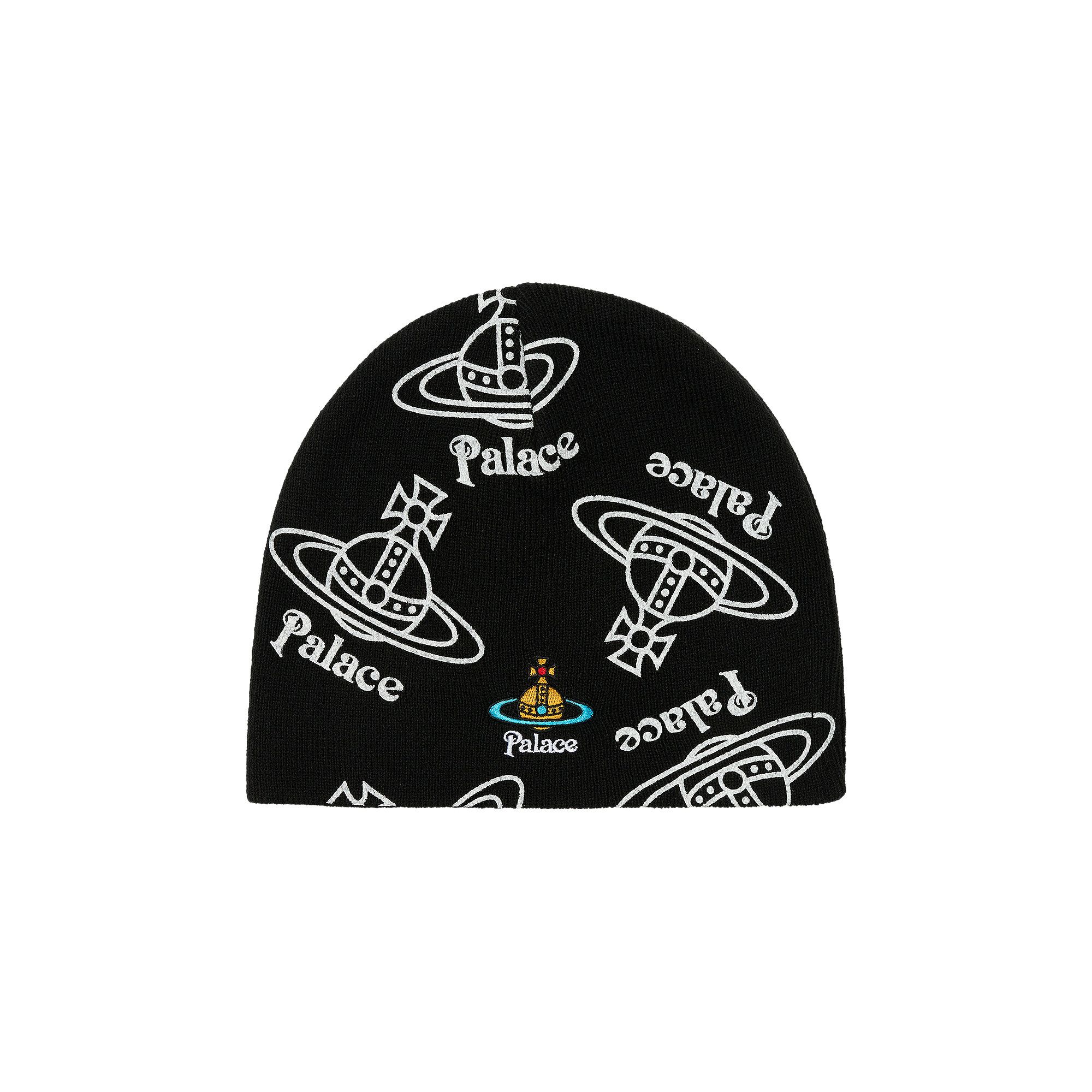 【スーパーセール】 Palace x 'Black' Beanie Jersey Westwood Vivienne 帽子