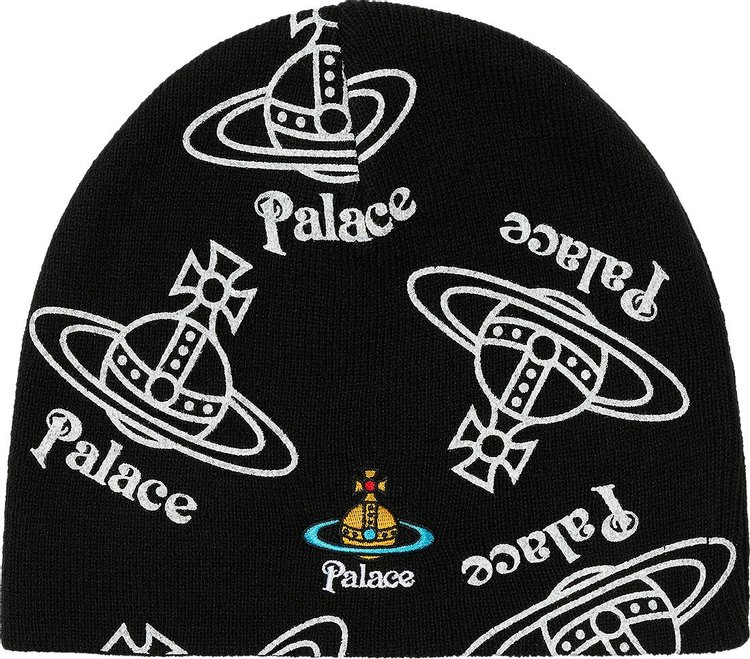 Palace x Vivienne Westwood Jersey Beanie Black