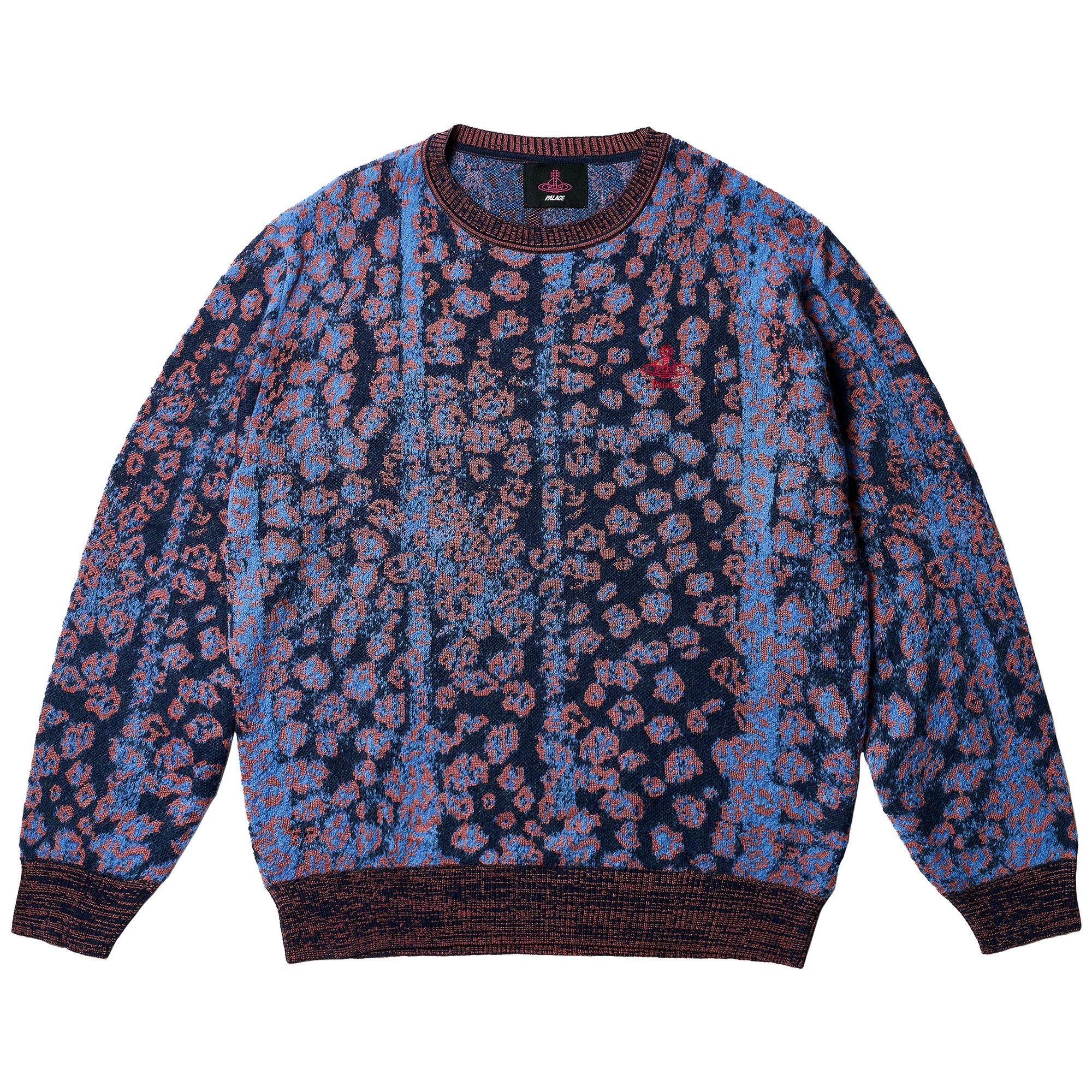 Buy Palace x Vivienne Westwood Knit Crew 'Pink Leopard' - 3803004J
