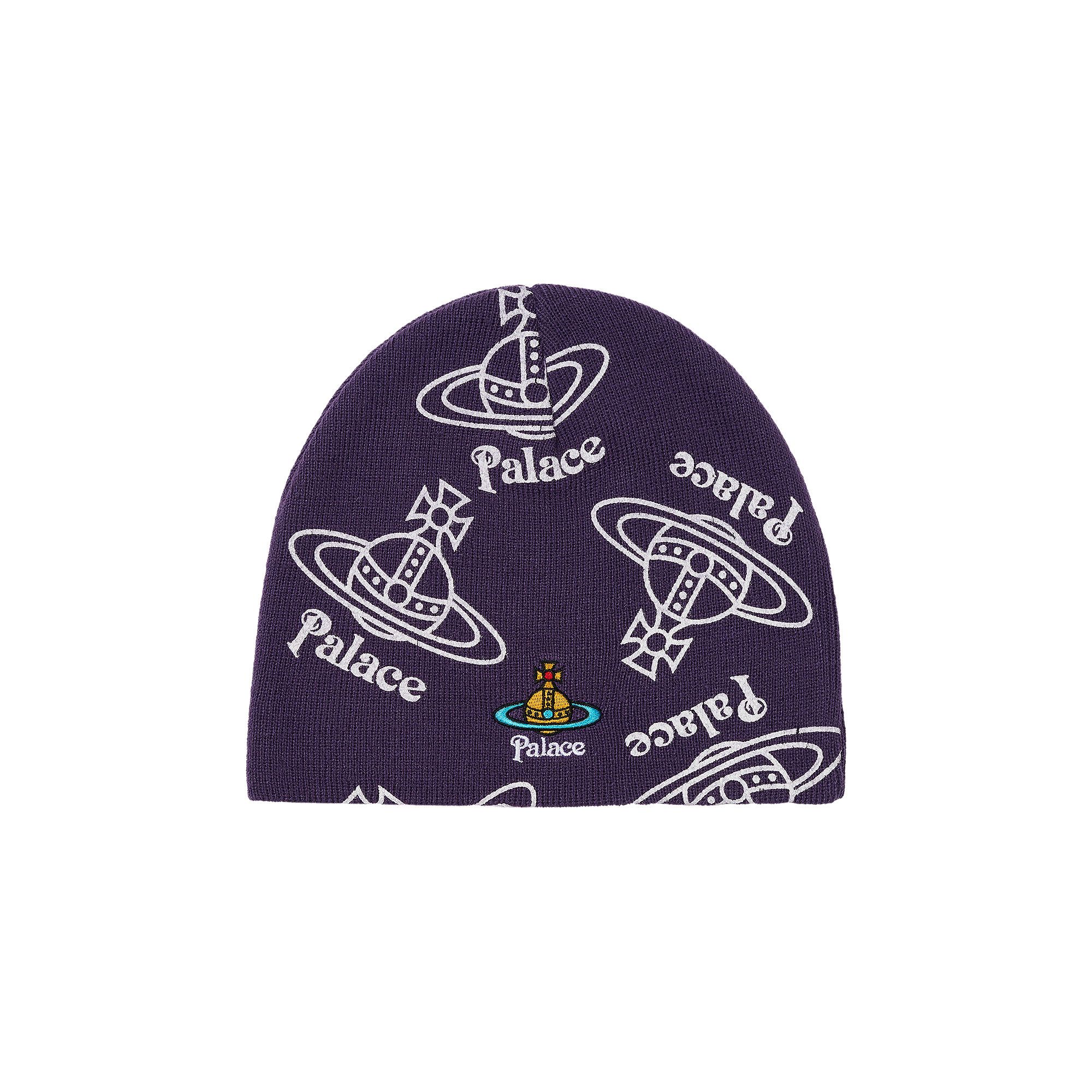 Palace x Vivienne Westwood Jersey Beanie 'Purple'