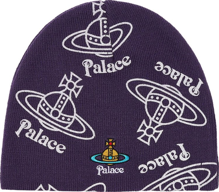 Palace x Vivienne Westwood Jersey Beanie Purple