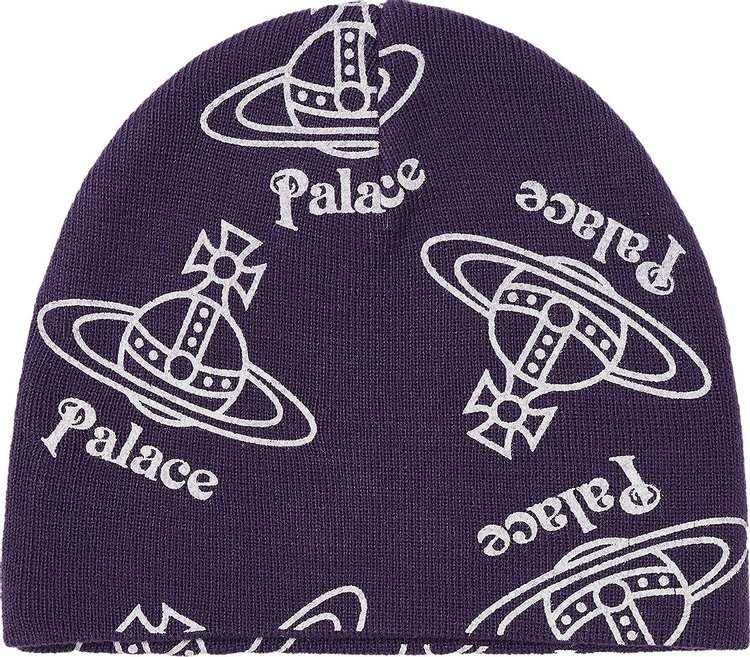 Palace x Vivienne Westwood Jersey Beanie Purple