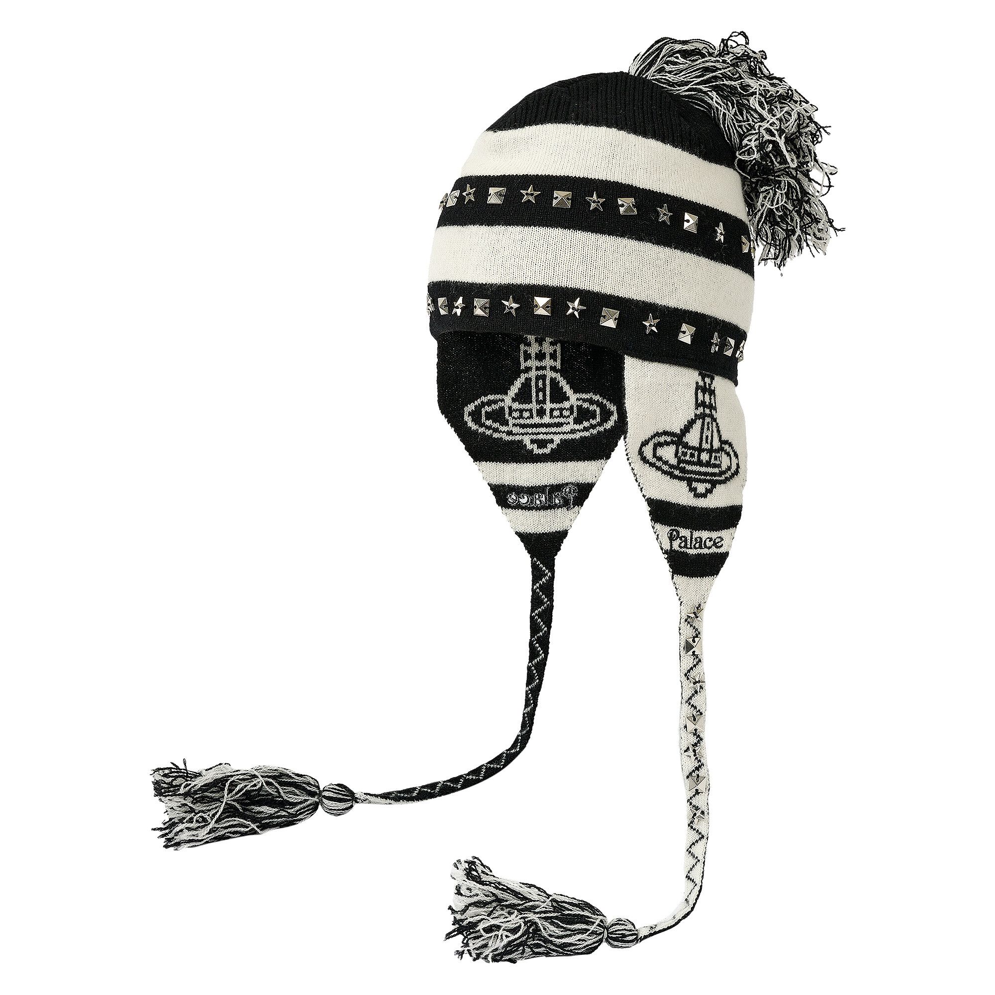 Buy Palace x Vivienne Westwood Orb Knit Earflap Beanie