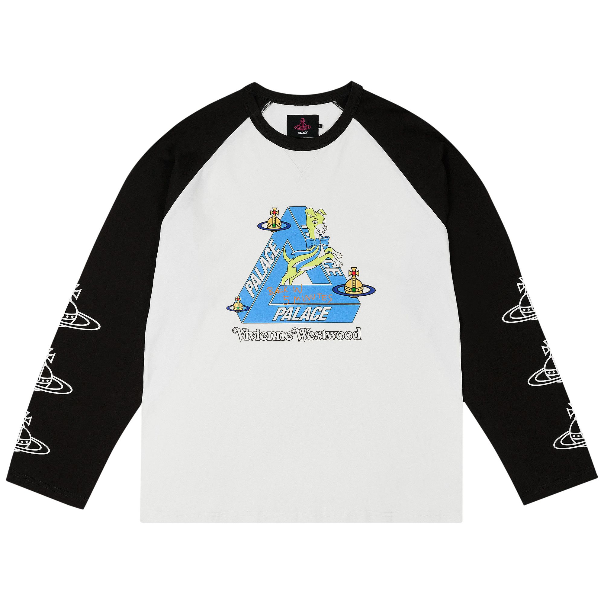 初売り x Palace Buy Vivienne 'White Long-Sleeve Raglan Westwood トップス