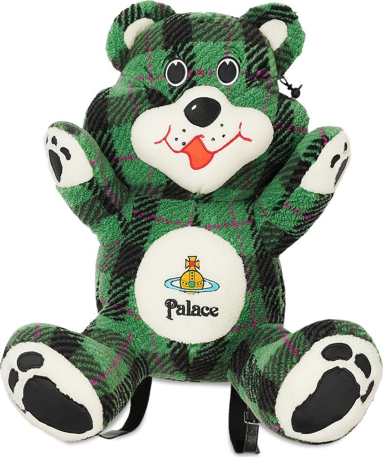 Palace x Vivienne Westwood Teddy Bag Green Tartan