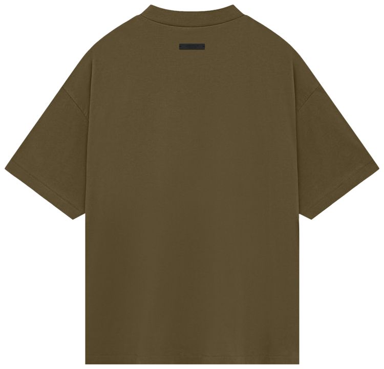 Fear of God Essentials Jersey Crewneck Tee Olive