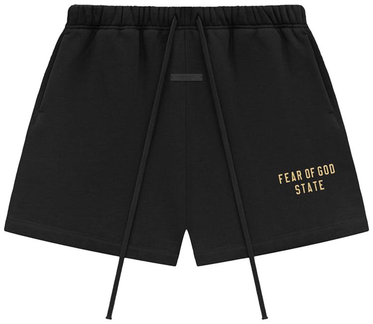 Fear of God Essentials Fleece Soccer Short Black