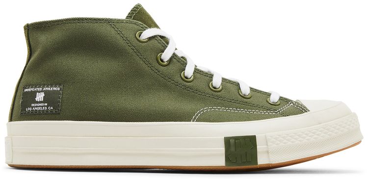 Undefeated x Converse Chuck 70 Mid Chive Parchment
