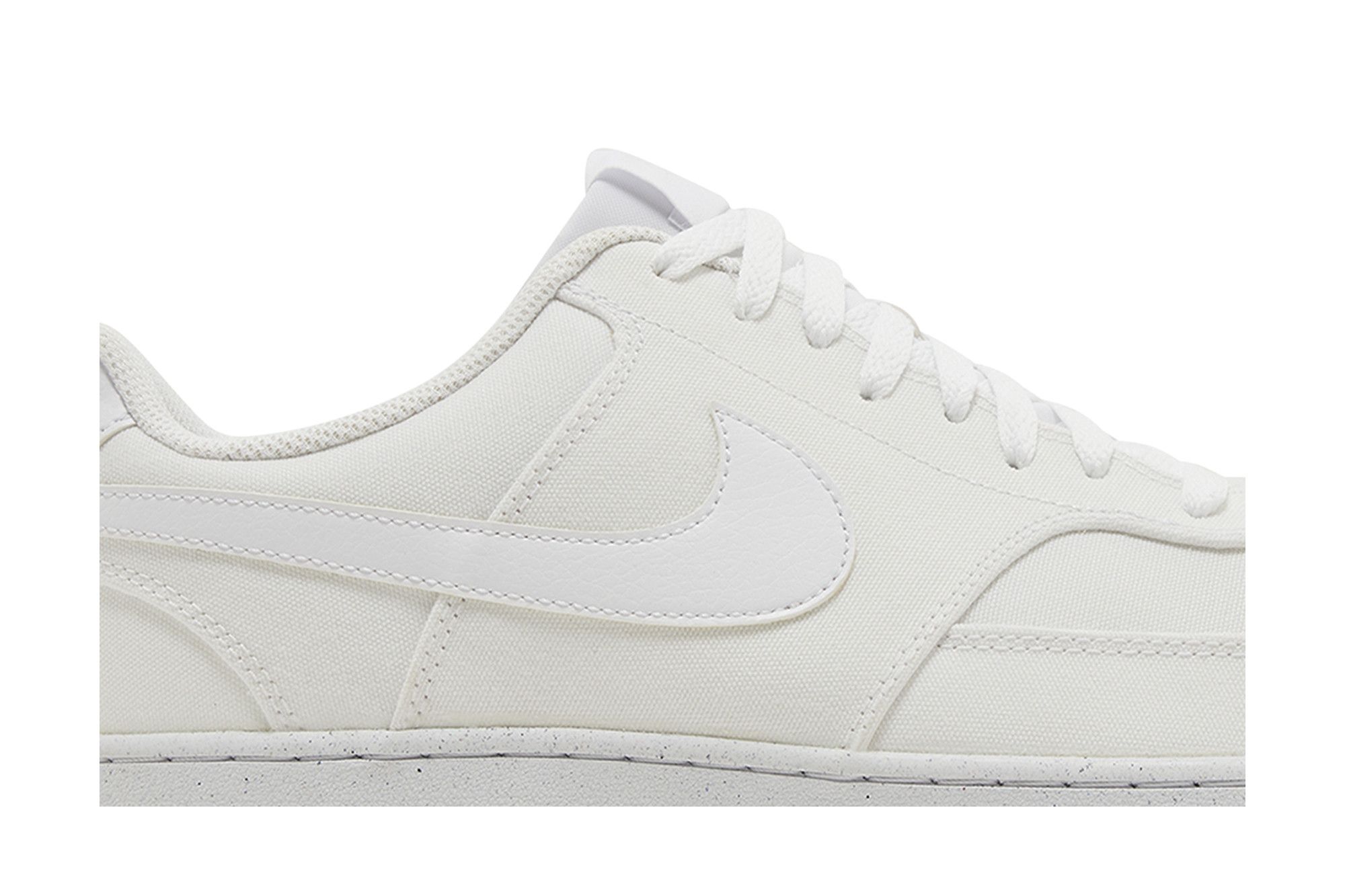 Buy Nike Court Vision Low Canvas Next Nature 'Triple White