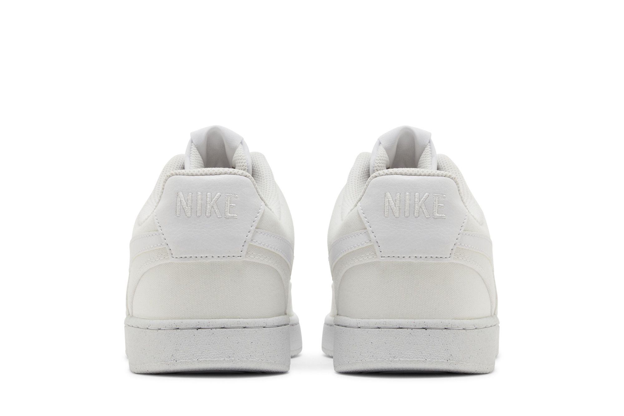 Buy Nike Court Vision Low Canvas Next Nature 'Triple White
