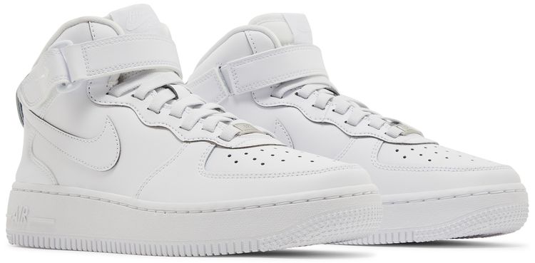 Nike Air Force 1 Mid EasyOn SE GS Triple White