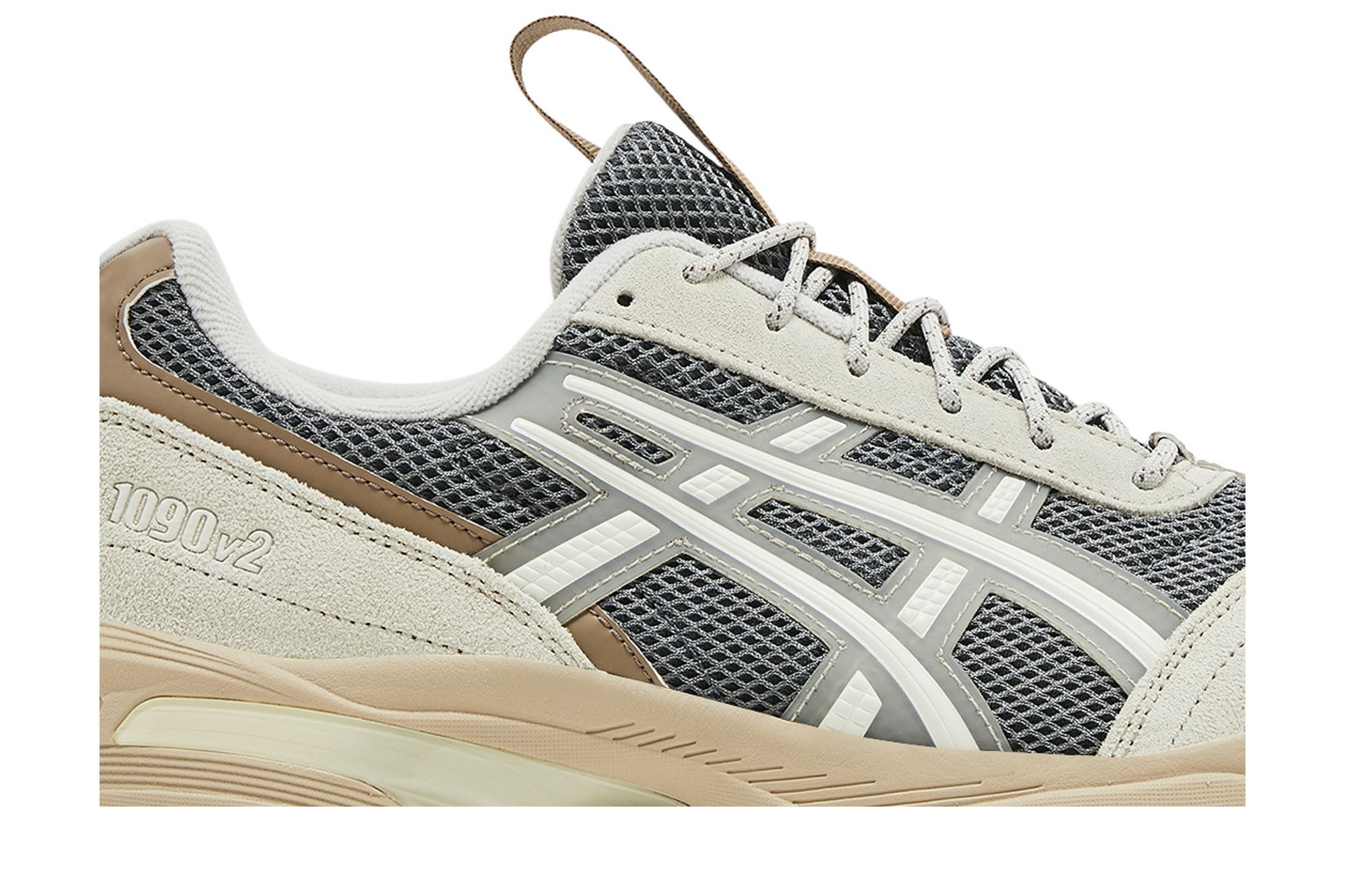 ASICS ☆ Gel-1090V2 'Dark Pewter' Asics Gel-1090 V2 Dark Pewter & White Sage Shoes | Zumiez