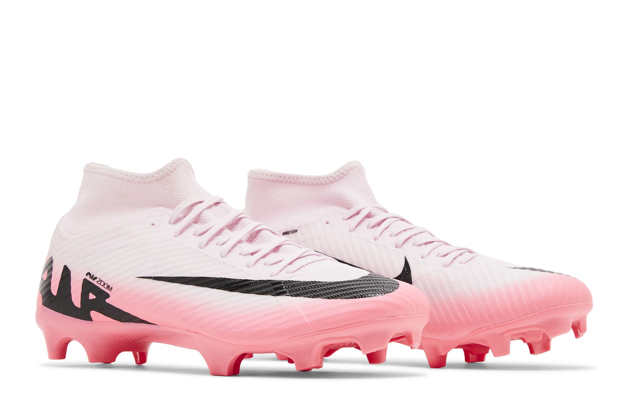 nike mercurial superfly pink and white