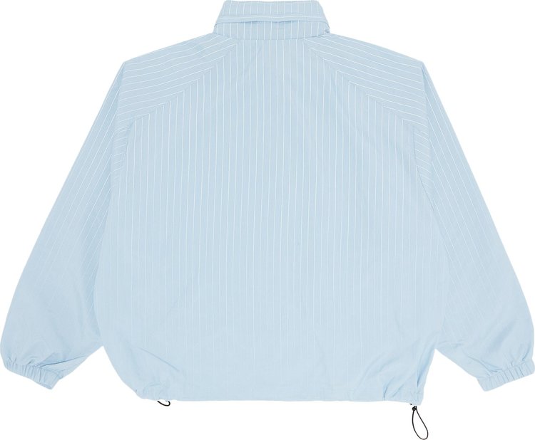 Supreme Reflective Pinstripe Track Jacket Light Blue