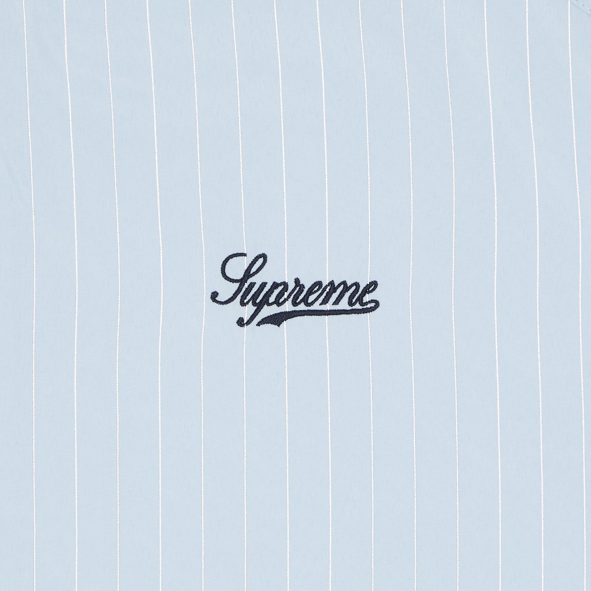 Buy Supreme Reflective Pinstripe Track Jacket Light Blue FW24J86 LIGHT BLUE GOAT CA