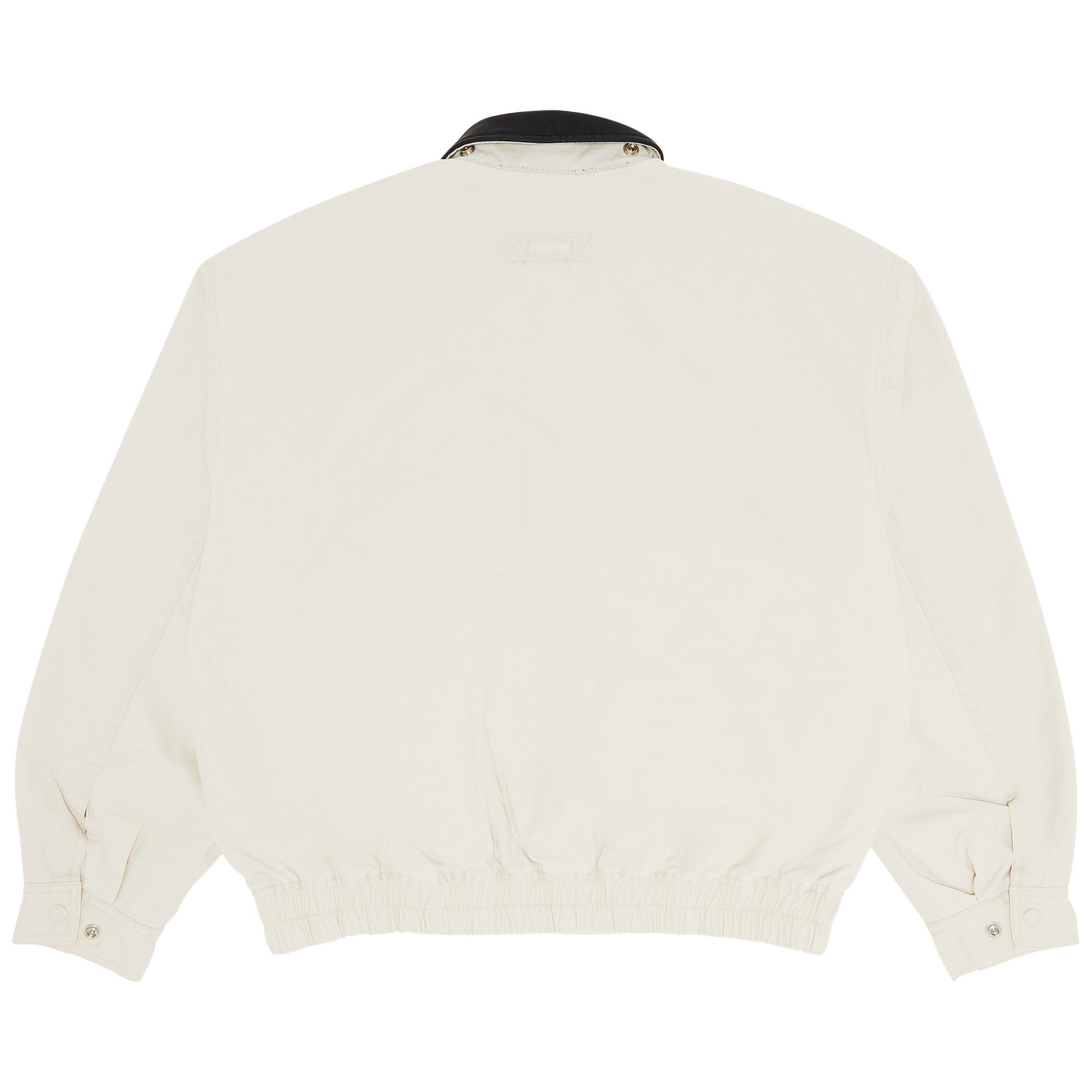 Buy Supreme Leather Collar Utility Jacket 'Stone' - FW24J74