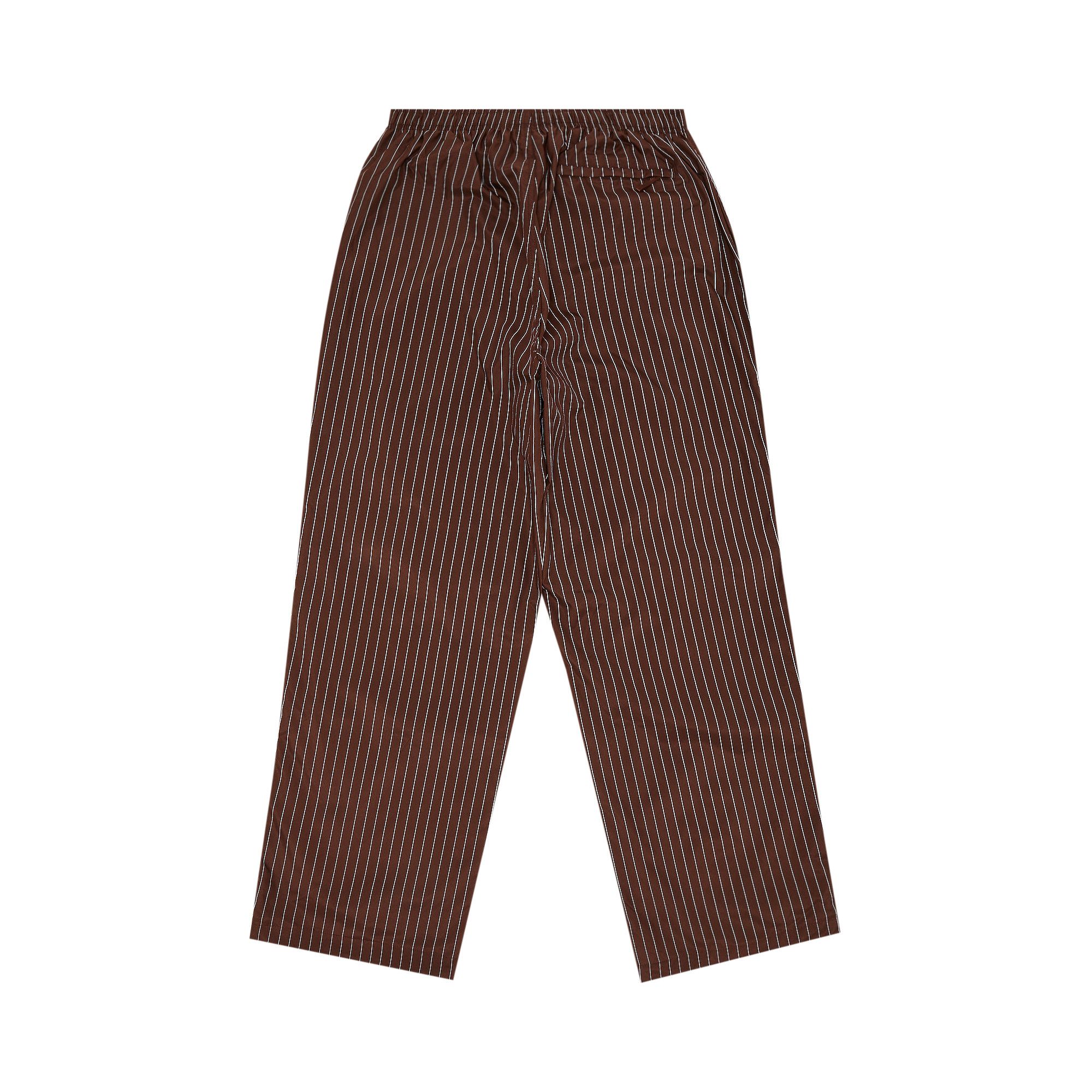 Buy Supreme Reflective Pinstripe Track Pant 'Brown' - FW24P61