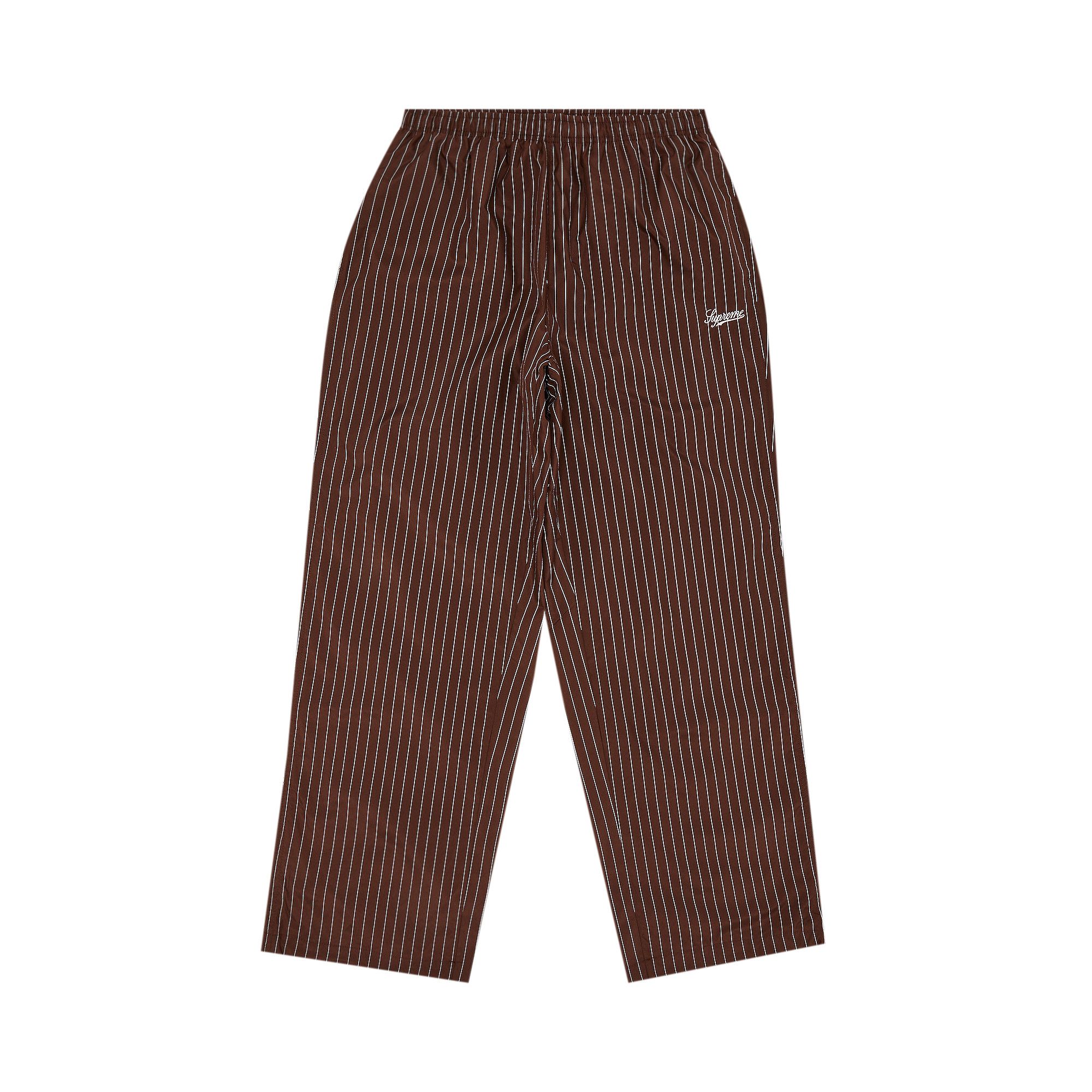 Supreme Reflective Pinstripe Track Pant Brown Men|その他 Supreme Reflective Pinstripe Track Pant Brown Men|その他