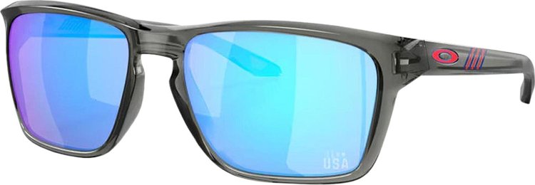 Oakley Sylas XL Team USA Sunglasses Grey SmokePrizm Sapphire