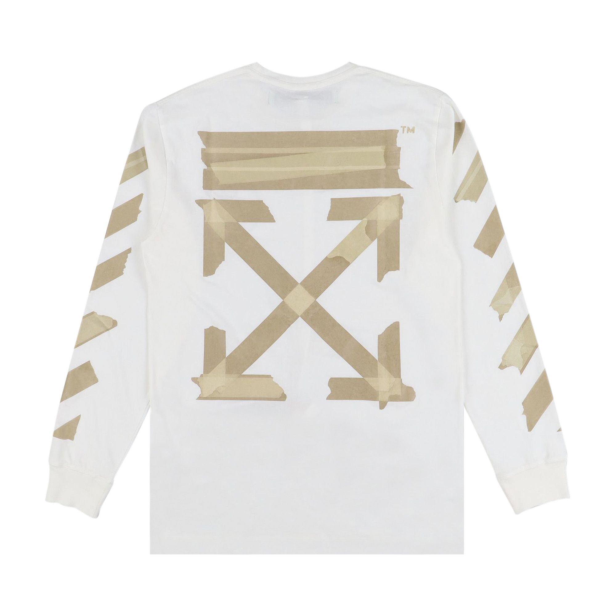 トップス 20SS OFF WHITE TAPE ARROWS LONG SLEEVES Buy Off-White Tape Arrows Long-Sleeve 'White