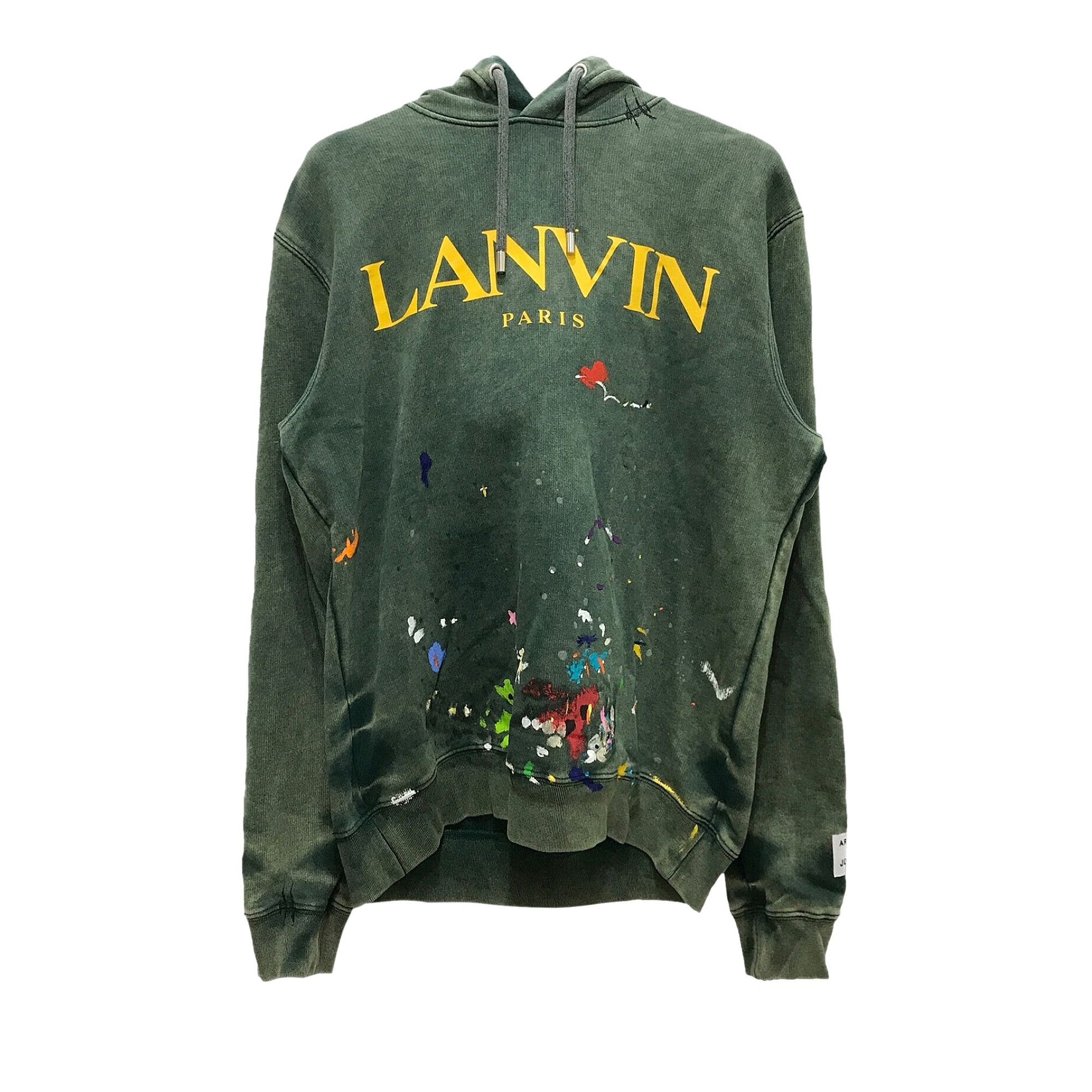 Buy Lanvin x Gallery Dept. Logo Distressed Green Cotton