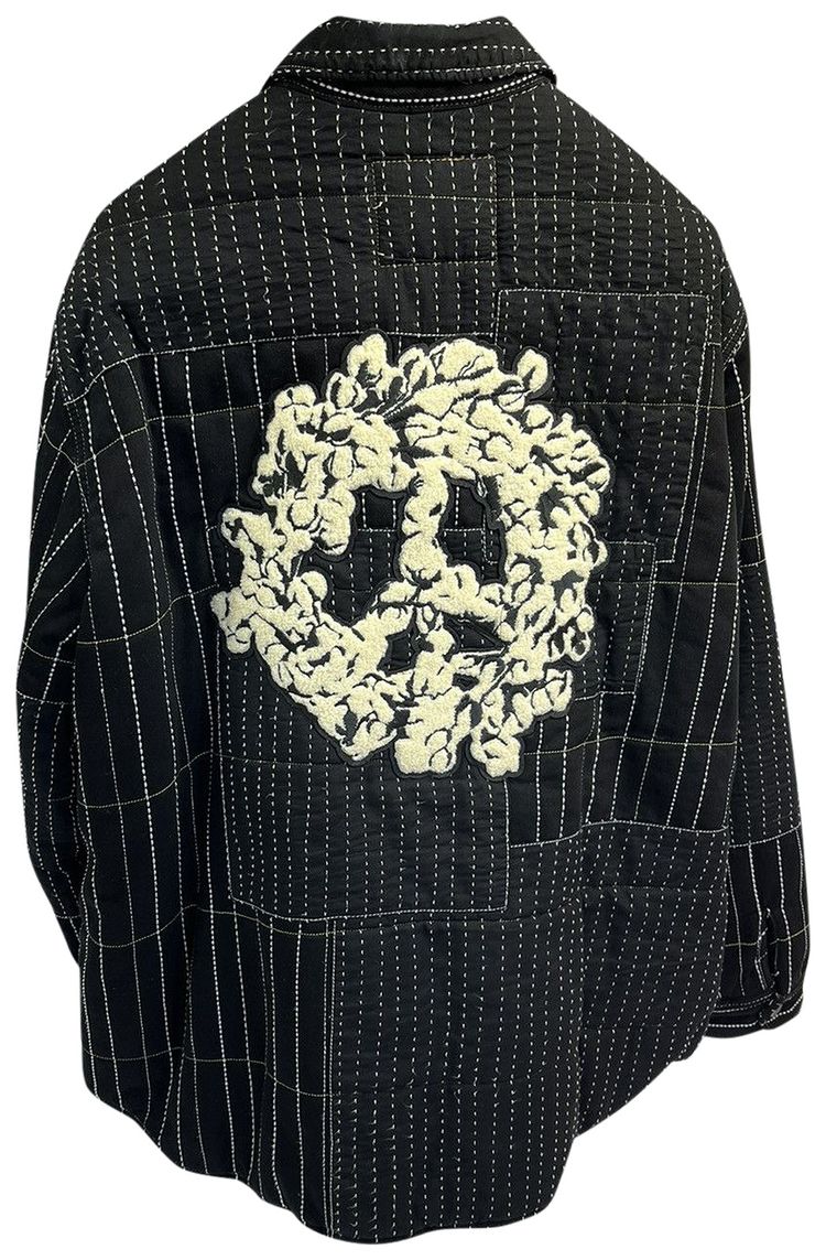 Levis x Denim Tears Embroidered Oversized Quilted Jacket Black