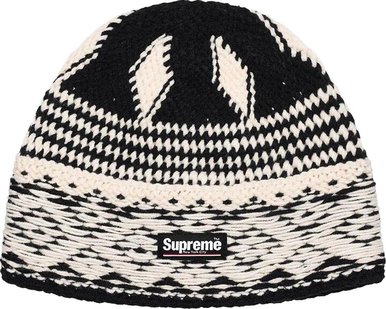 Supreme Diamond Beanie Black