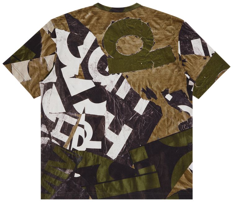 Comme des Garcons Homme Plus Camo T Shirt TanMulticolor