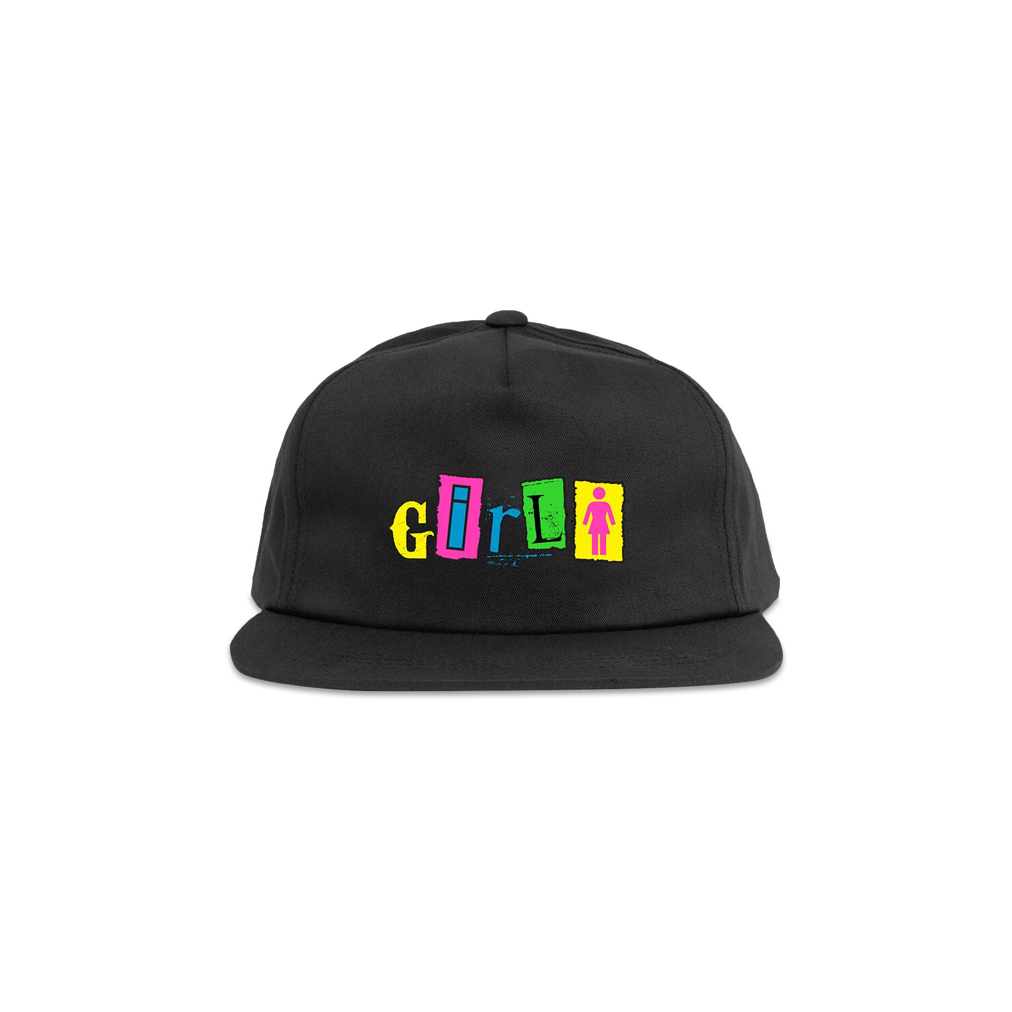 Buy Girl Skateboards Out To Lunch 5 Panel Hat Black GH124100 GOAT