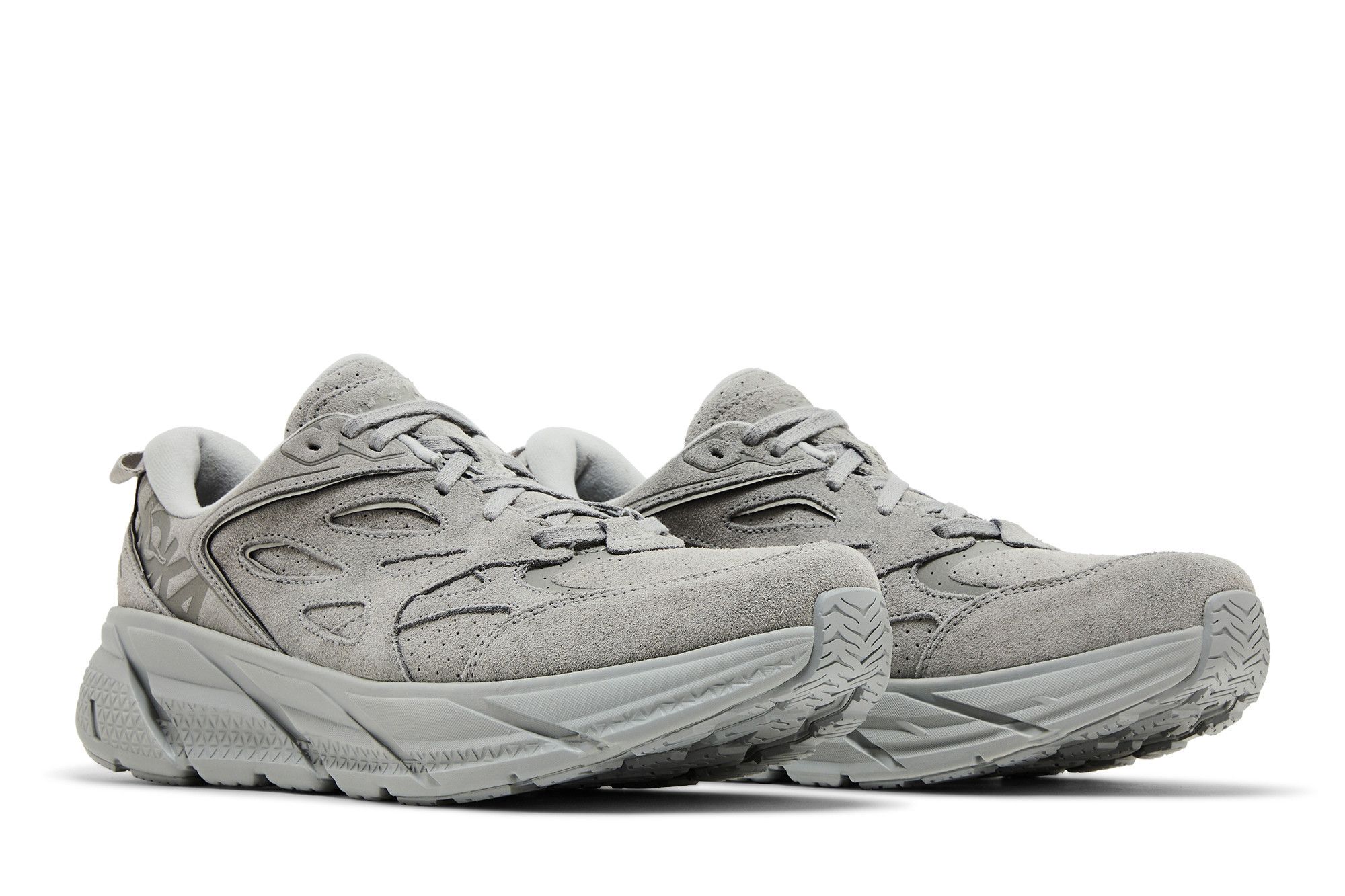 Buy HOKA Clifton L Suede 'Limestone' - 1122571 LLTN | GOAT