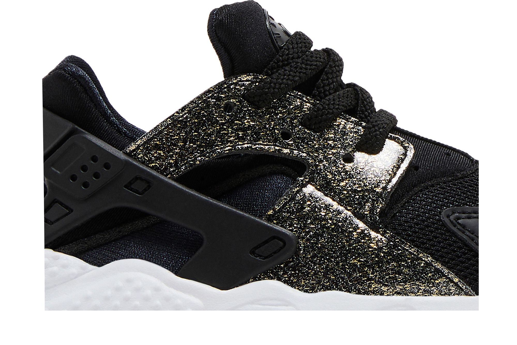 Nike huarache black glitter cheap
